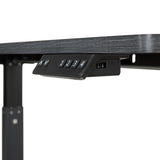Oakland Adjustable Desk in Black - 3A Packing - Tampa Furniture Outlet