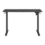 Oakland Adjustable Desk in Black - 3A Packing - Tampa Furniture Outlet