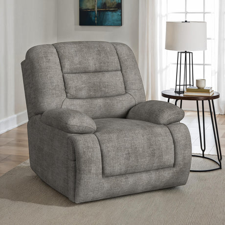 Odessa P3 Recliner W/Heat Massage, zero gravity, memory foam in Amount Grey – SKU U-17750-11582-105PPP | Elements