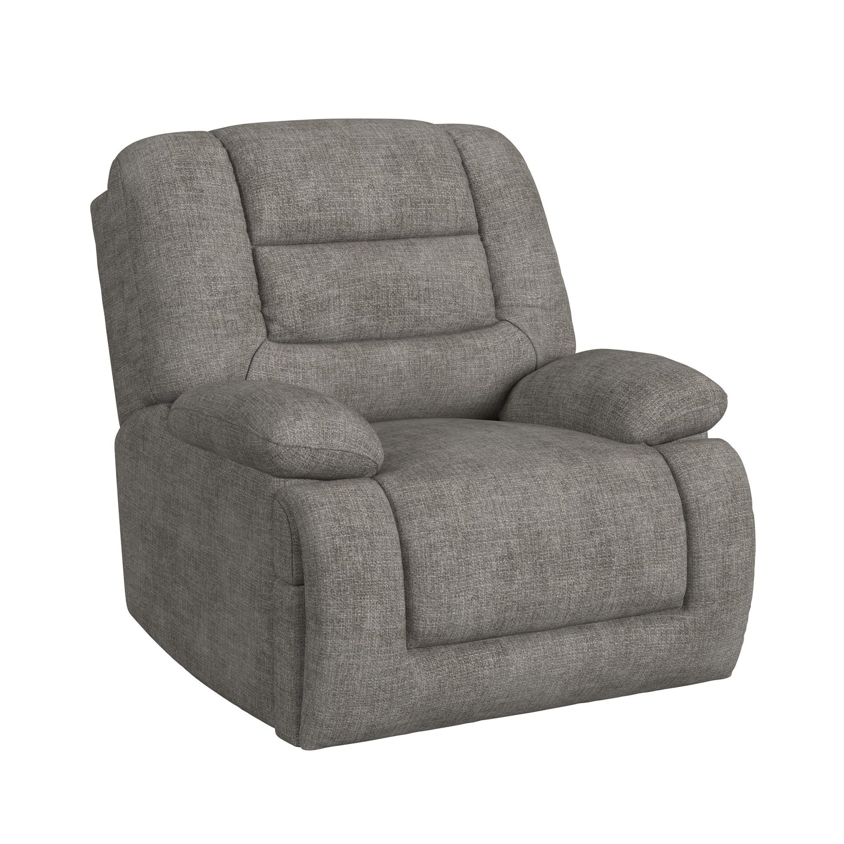 Odessa P3 Recliner W/Heat Massage, zero gravity, memory foam in Amount Grey - Tampa Furniture Outlet
