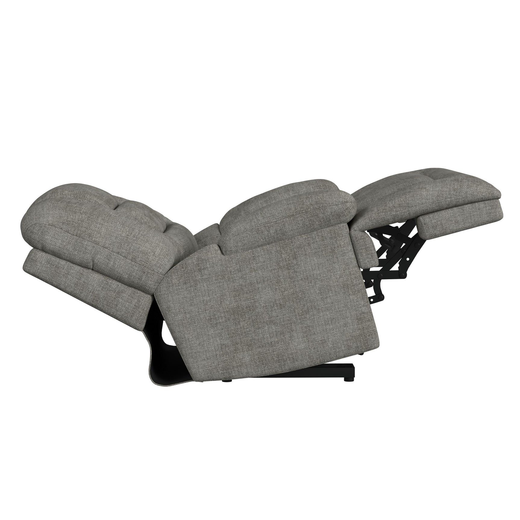 Odessa P3 Recliner W/Heat Massage, zero gravity, memory foam in Amount Grey - Tampa Furniture Outlet