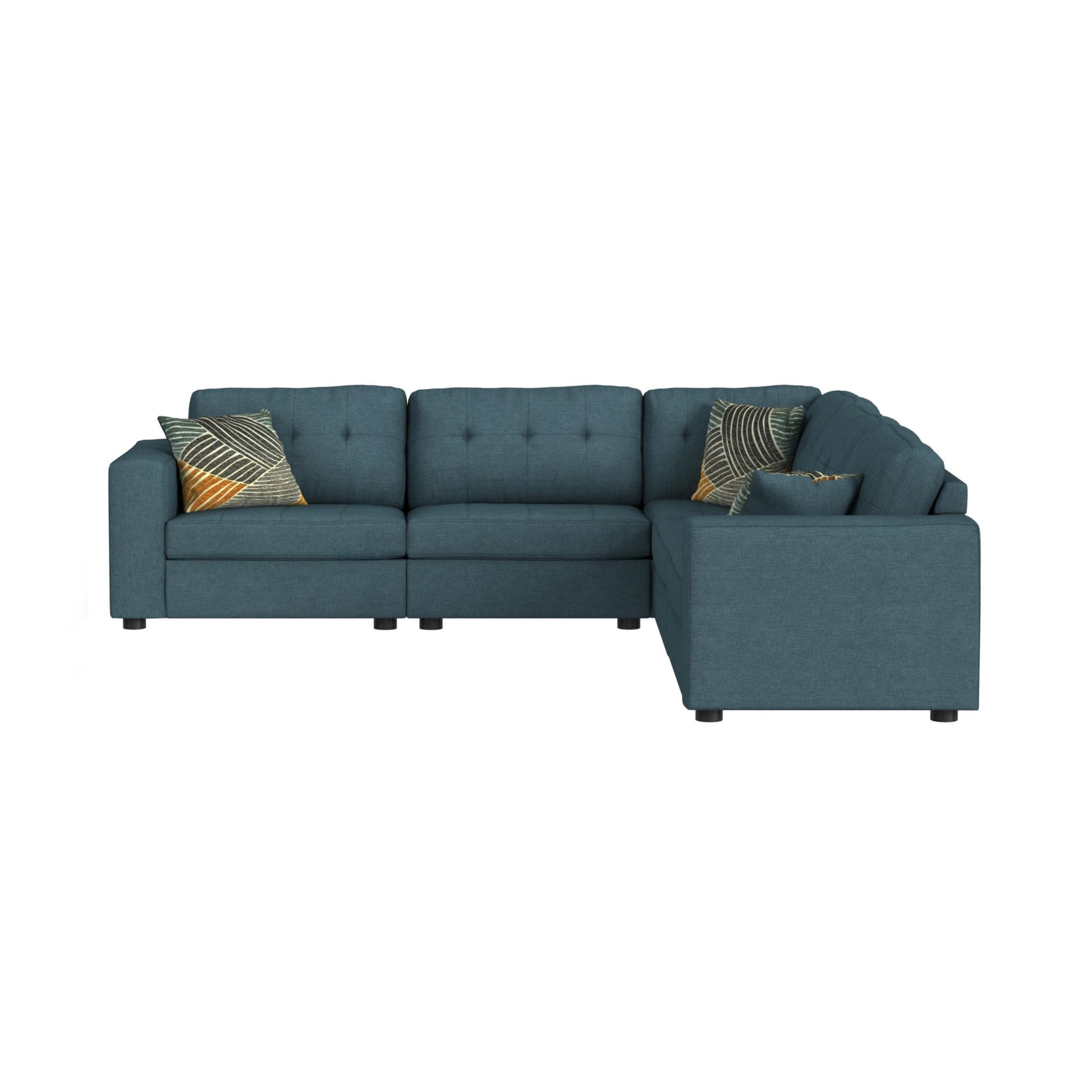 Options One RHF Chair in Palmer Plus Teal with 1 Pillow 20"