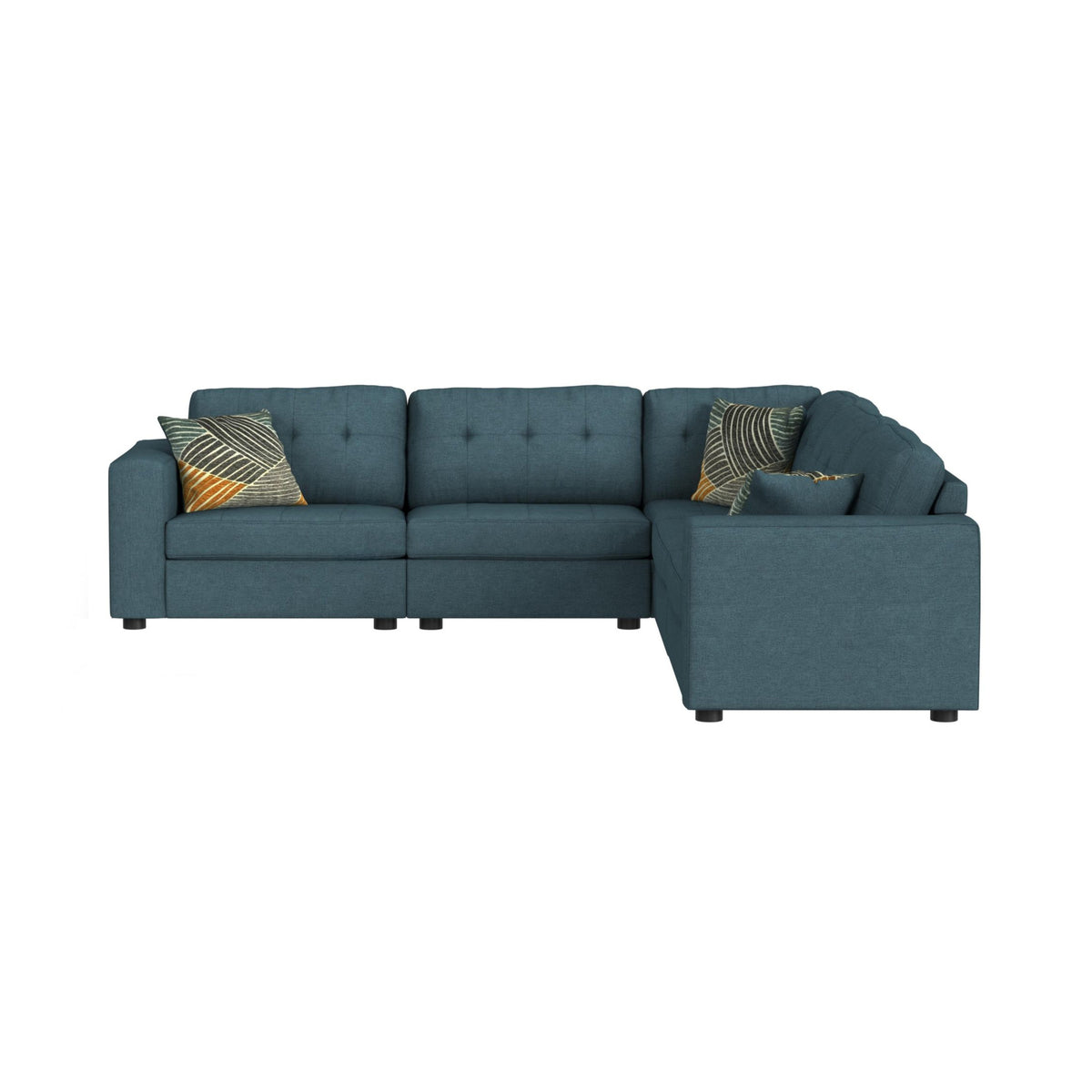 Options One Armless Chair in Palmer Plus Teal