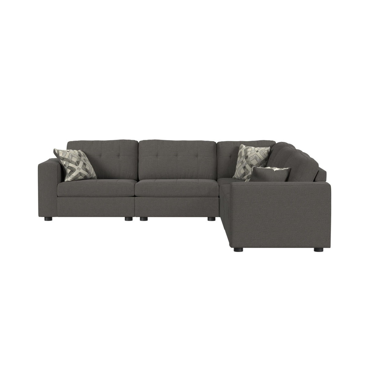 Options One Armless Chair in Palmer Plus Ash