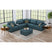 Options One Storage Ottoman in Palmer Plus Teal – SKU U-15020-11407-001 | Elements