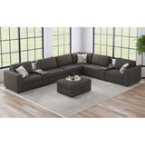 Options One Storage Ottoman in Palmer Plus Ash - Tampa Furniture Outlet