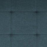 Options One Storage Ottoman in Palmer Plus Teal - Tampa Furniture Outlet