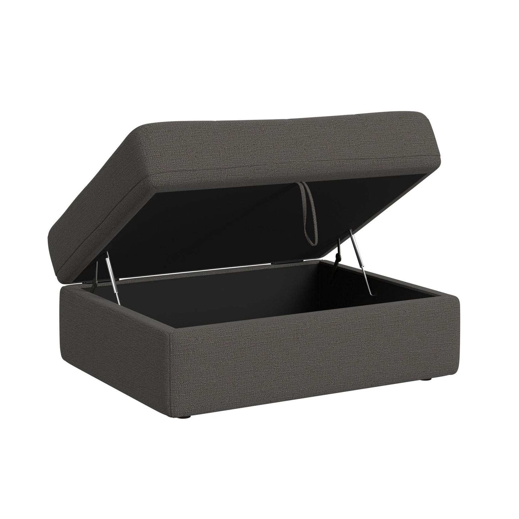 Options One Storage Ottoman in Palmer Plus Ash - Tampa Furniture Outlet