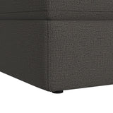 Options One Storage Ottoman in Palmer Plus Ash - Tampa Furniture Outlet