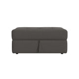 Options One Storage Ottoman in Palmer Plus Ash - Tampa Furniture Outlet