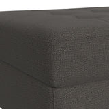 Options One Storage Ottoman in Palmer Plus Ash - Tampa Furniture Outlet