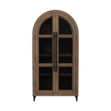 Orion Bookcase in Weathered Oak - Tampa Furniture Outlet