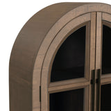Orion Bookcase in Weathered Oak - Tampa Furniture Outlet