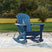 Tampa Furniture Outlet - Ashley Furniture - Sundown Shores Outdoor - Rocking Chair / Blue - PCP019-827