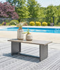 Tampa Furniture Outlet - Ashley Furniture - Bree Zee Outdoor - Rectangular End Table / Brown - P160-703