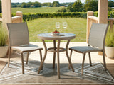 Tampa Furniture Outlet - Ashley Furniture - Mission Beach Outdoor - Chairs w/Table Set (3/CN) / Beige - PCP200-050