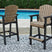 Tampa Furniture Outlet - Ashley Furniture - Fairen Trail Outdoor - Barstool (Set of 2) / Black/Driftwood - P211-124
