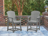 Tampa Furniture Outlet - Ashley Furniture - Sanctuary Beach Outdoor - Barstool (Set of 2) - PCP227-124
