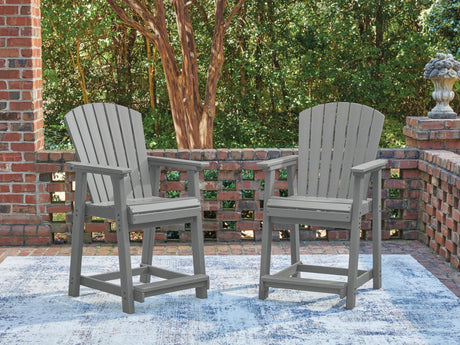 Tampa Furniture Outlet - Ashley Furniture - Sanctuary Beach Outdoor - Barstool (Set of 2) - PCP227-124