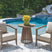 Tampa Furniture Outlet - Ashley Furniture - Joy Lagoon Outdoor - Chairs w/CUSH/Table Set (3/CN) - PCP310-050