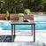 Tampa Furniture Outlet - Ashley Furniture - Rocky Creek Outdoor - Square Dining Table w/UMB OPT / Gray - PCP326-615