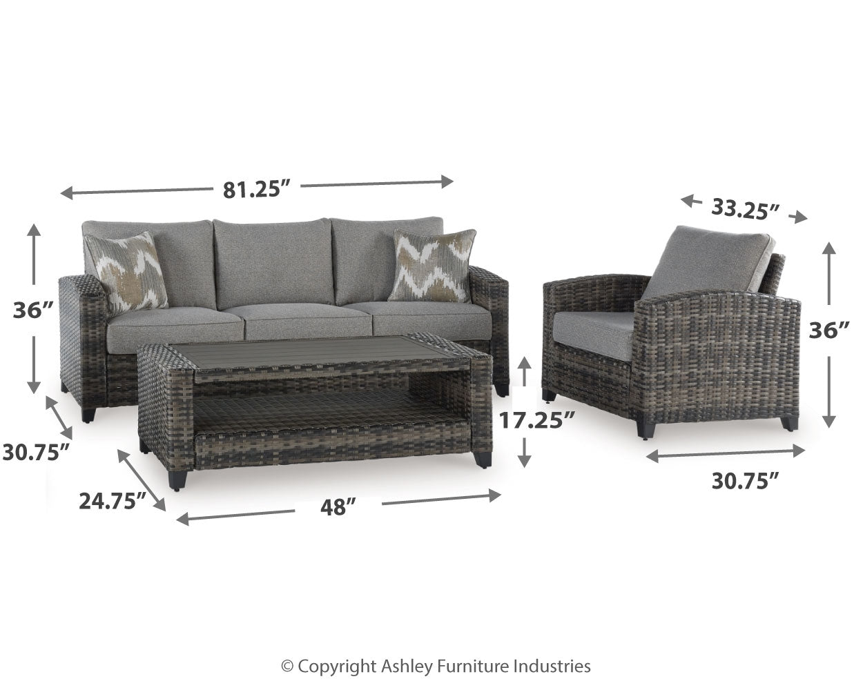 Tampa Furniture Outlet - Ashley Furniture - Oasis Court Outdoor