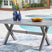 Tampa Furniture Outlet - Ashley Furniture - Half Moon Beach Outdoor - RECT Dining Table w/UMB OPT / Gray - PCP418-625