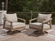 Tampa Furniture Outlet - Ashley Furniture - Harmony Headlands Outdoor - Swivel Lounge w/ Cushion - PCP428-821