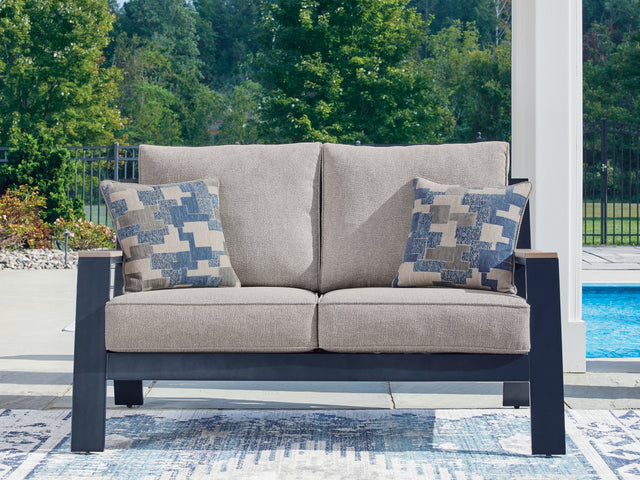 Tampa Furniture Outlet - Ashley Furniture - East Beach Outdoor - Loveseat w/Cushion - PCP587-835