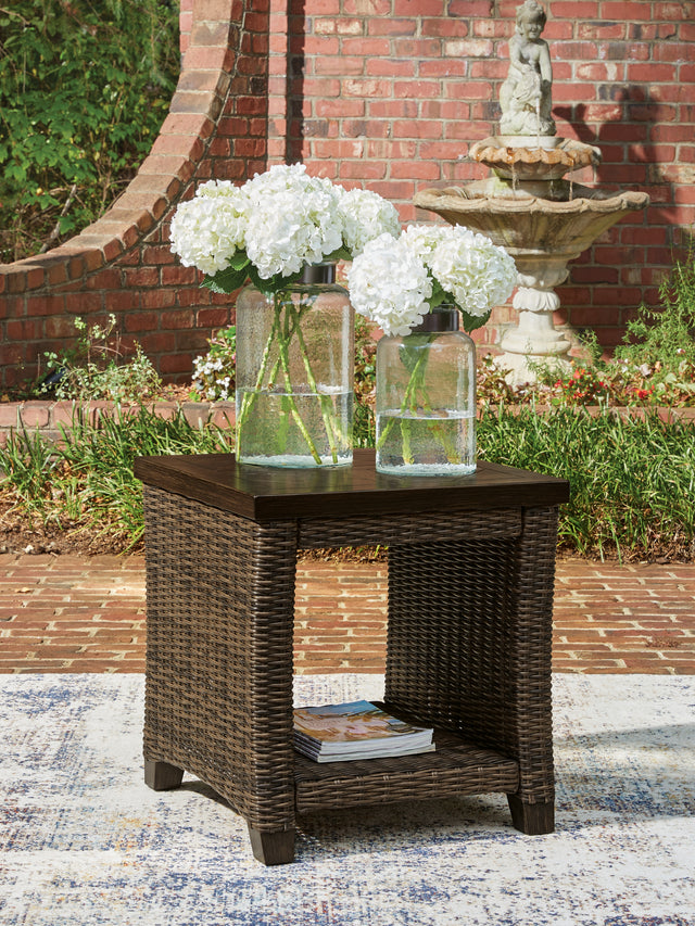 Tampa Furniture Outlet - Ashley Furniture - Monterey Point Outdoor - Square End Table - PCP760-702
