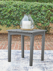 Tampa Furniture Outlet - Ashley Furniture - Cove Beach Outdoor - Square End Table / Gray - PCP803-702