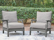 Tampa Furniture Outlet - Ashley Furniture - Cove Beach Outdoor - Lounge Chair w/Cushion (Set of 2) - PCP803-820