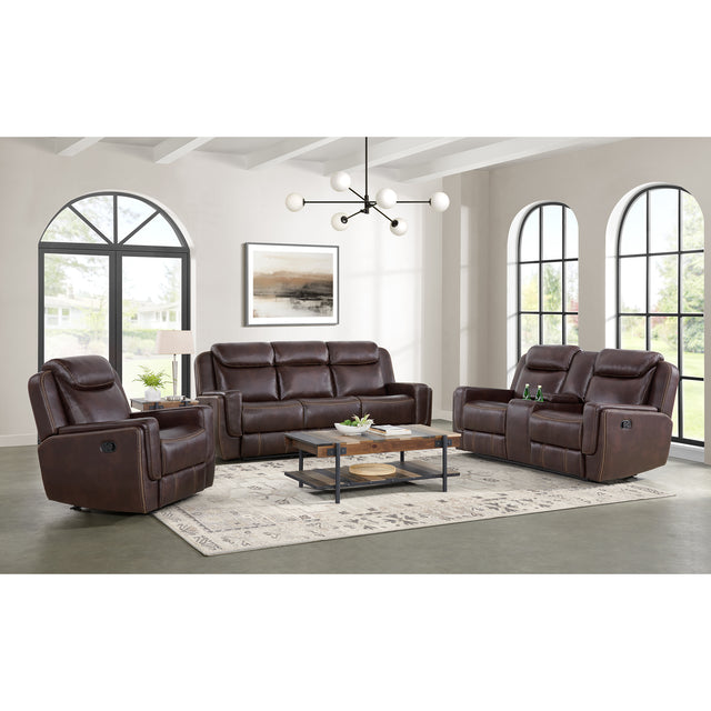 Panther Glider Motion Recliner in Neono Brown – SKU U-11580-10740-107 | Elements