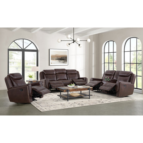 Panther Glider Motion Recliner in Neono Brown - Tampa Furniture Outlet