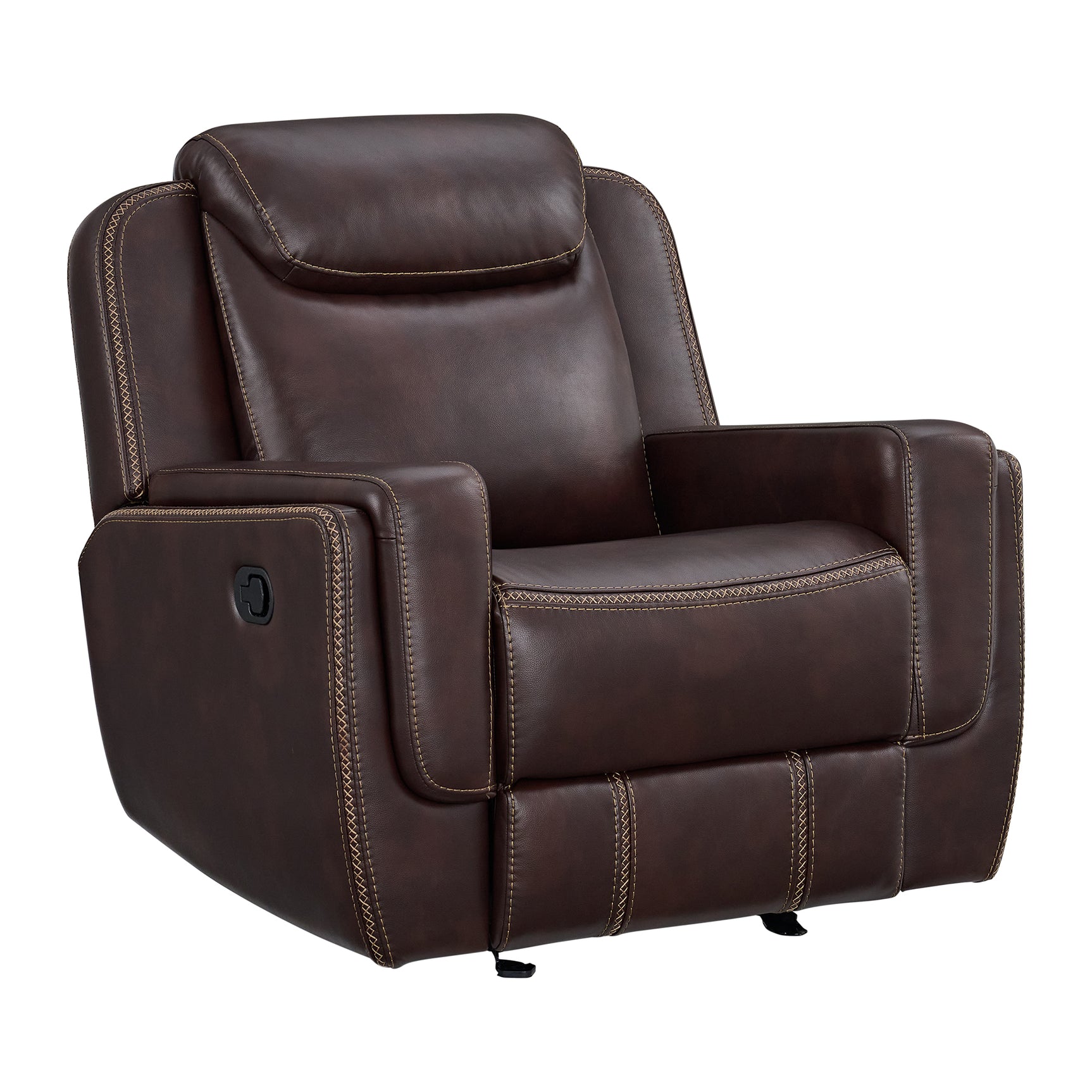 Panther Glider Motion Recliner in Neono Brown - Tampa Furniture Outlet
