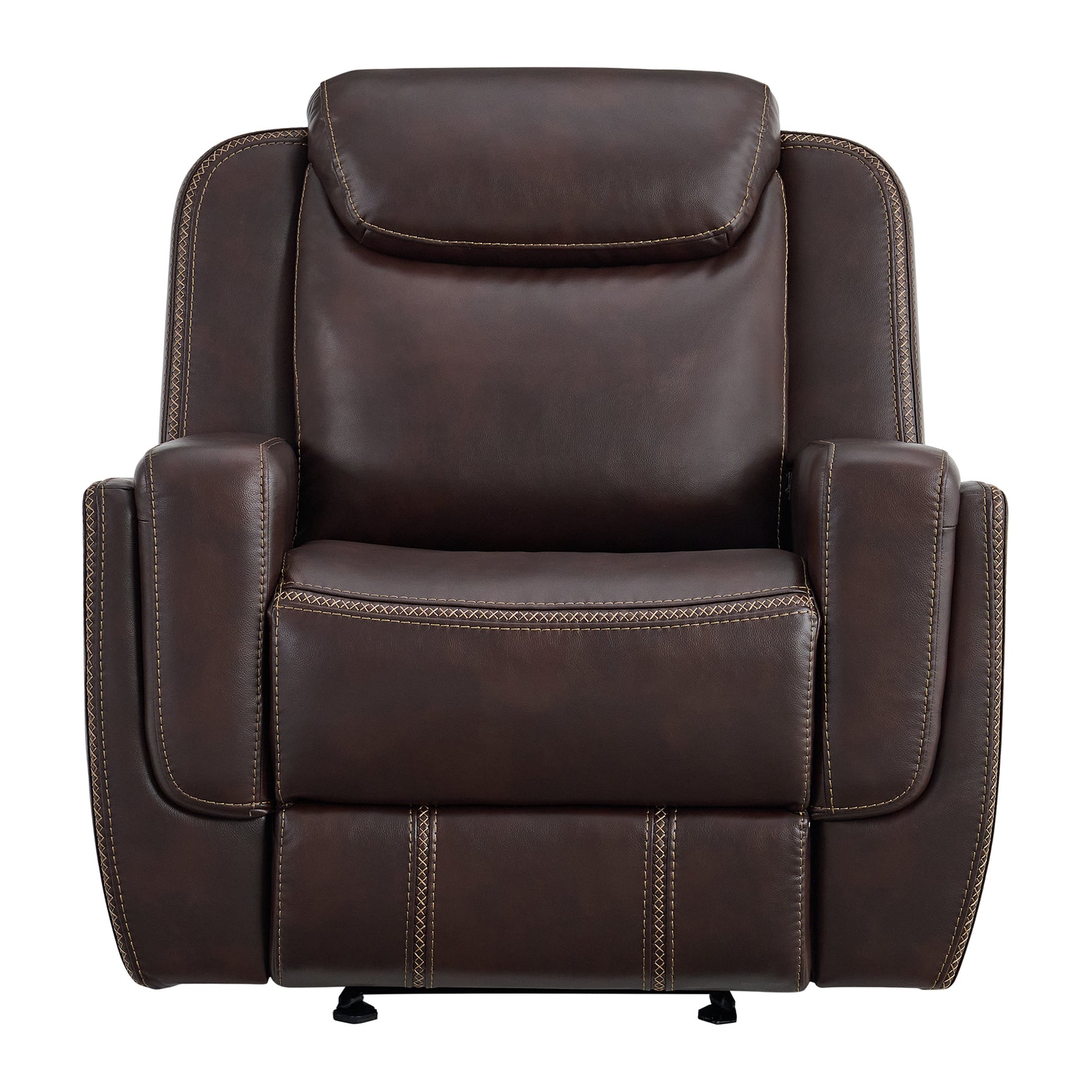 Panther Glider Motion Recliner in Neono Brown - Tampa Furniture Outlet