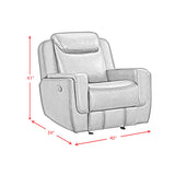 Panther Glider Motion Recliner in Neono Brown - Tampa Furniture Outlet