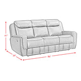 Panther Motion Sofa in Neono Brown - Tampa Furniture Outlet