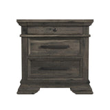 Park Ridge 3-Drawer Nightstand in Charcoal - Tampa Furniture Outlet
