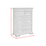 Park Ridge 6-Drawer Chest in Charcoal - Tampa Furniture Outlet