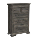 Park Ridge 6-Drawer Chest in Charcoal - Tampa Furniture Outlet