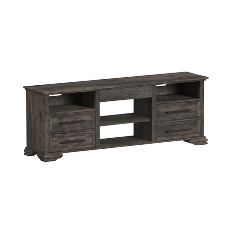 Park Ridge 71'' TV Console without Fireplace Insert in Charcoal