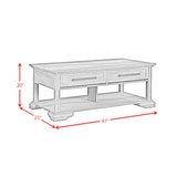 Park Ridge Coffee Table in Charcoal - Tampa Furniture Outlet