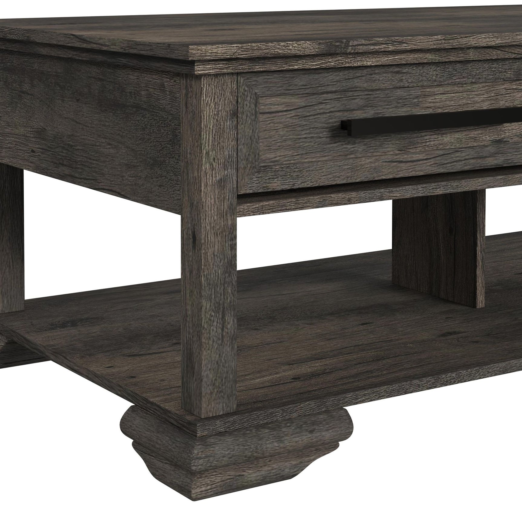 Park Ridge Coffee Table in Charcoal - Tampa Furniture Outlet