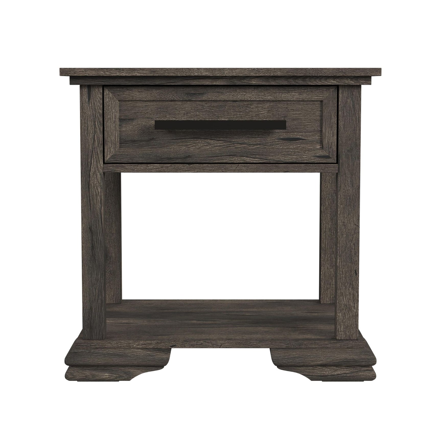 Park Ridge End Table in Charcoal - Tampa Furniture Outlet