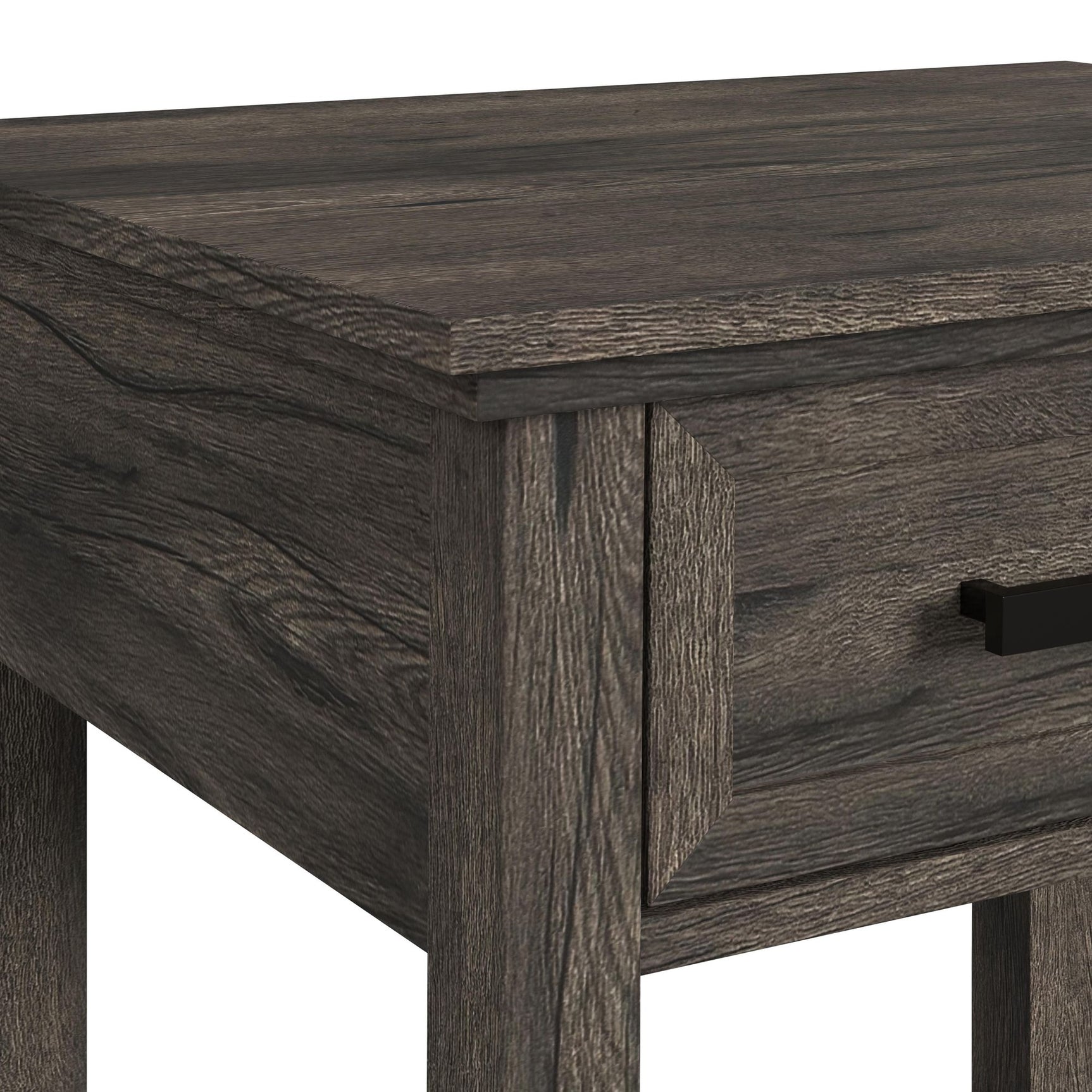 Park Ridge End Table in Charcoal - Tampa Furniture Outlet