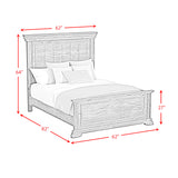Park Ridge Full Panel Bed in Charcoal - Tampa Furniture Outlet