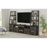 Park Ridge 71'' TV Console without Fireplace Insert in Charcoal – SKU LA-13130-5-TV1 | Elements