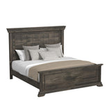 Park Ridge King Panel Bed in Charcoal - Tampa Furniture Outlet