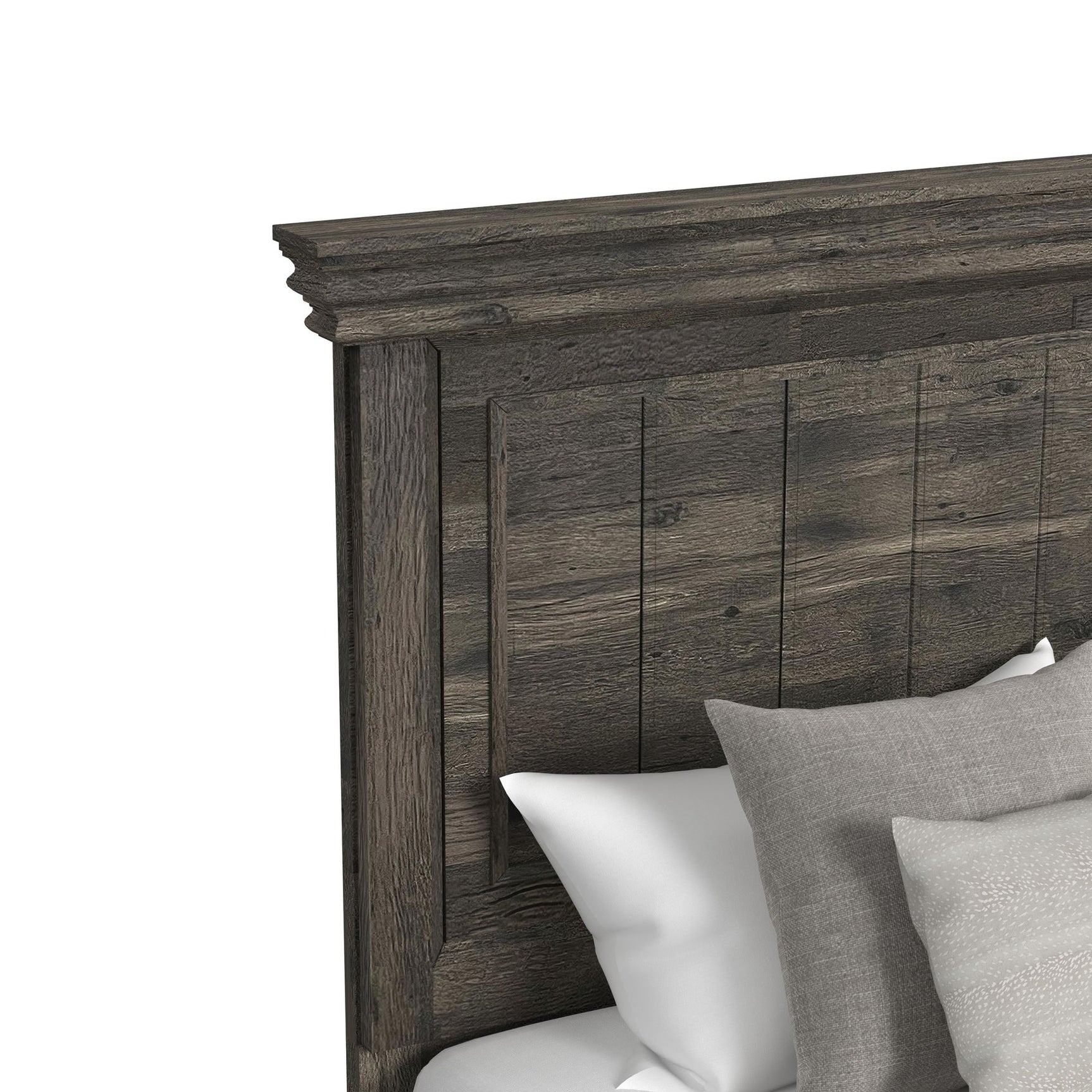 Park Ridge Queen Panel Bed in Charcoal - Tampa Furniture Outlet